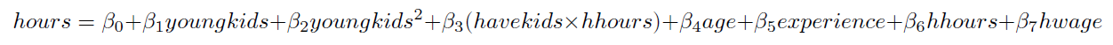 Hypothesis testing model